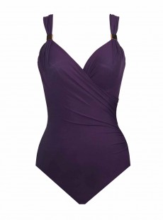 Maillot de bain gainant Siren Violet - Razzle Dazzle - "M" - Miraclesuit swimwear