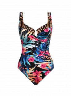Maillot de bain gainant Escape Colorblock Multicolore - Tropica -  " M" - Miraclesuit swimwear