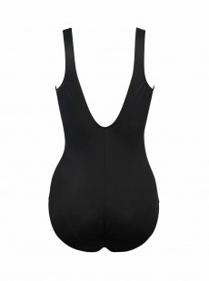 Maillot de bain gainant Circe Noir/Imprimés doré - Sari Not Sari - "M" - Miraclesuit swimwear