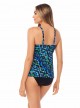 Love Knot Tankini Top Imprimés graphique bleu vert - Jewels Of The Nile - "M" - Miraclesuit swimwear