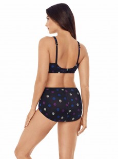 Haut de maillot de bain Noir à Pois - Spotted -  "M" - Miraclesuit Swimwear