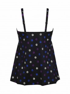 Tankini Noir à Pois - Spotted - "M" - Miraclesuit Swimwear