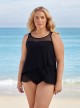 Tankini Mirage Noir - Illustionists - "W" - Miraclesuit Swimwear