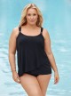 Tankini Dazzle Noir - Razzle Dazzle - " W " - Miraclesuit Swimwear