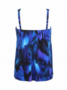 Mirage Tankini Top Imprimés Bleu - Nuage Bleu - "FC" - Miraclesuit swimwear