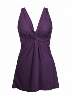 Robe de bain gainante Marais Violet  - Must haves - "M" -Miraclesuit Swimwear