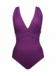 Maillot de bain lissant 1 pièce Lupita Violet - Romancing the Stone - Amoressa