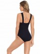 Maillot de bain lissant 1 pièce Aurora Noir - Northern Lights - Amoressa