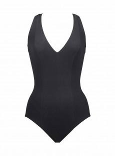 Maillot de bain lissant 1 pièce Mercury Noir - Solar - Amoressa