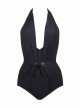 Maillot de bain lissant 1 pièce Jupiter Noir - Solar - Amoressa