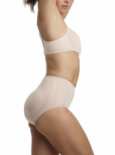 Culotte push-up gainante mi-haute Nude - Booty Boost - Miraclesuit Shapewear