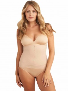 Ceinture gainante taille haute Nude - Zip Smooth - Miraclesuit Shapewear