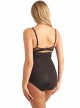 Culotte gainante taille haute Noire - Zip Smooth - Miraclesuit Shapewear