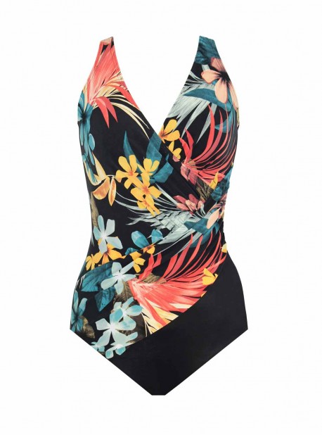 Maillot de bain gainant Oceanus - Plumeria - "M" - Miraclesuit Swimwear