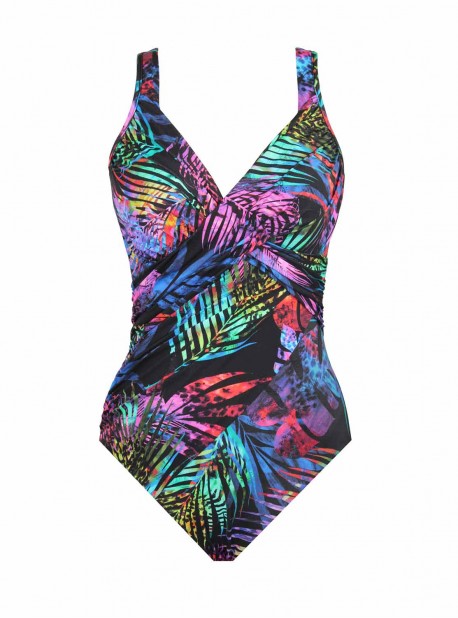 Maillot de bain gainant Revele - Tropicat -"M"- Miraclesuit Swimwear