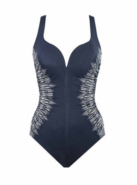 Maillot de bain une pièce Temptress - Silver Shores -"M"- Miraclesuit Swimwear