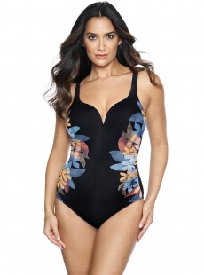 Maillot de bain une pièce Temptress - Plumeria -"M"- Miraclesuit Swimwear