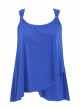 Dazzle Tankini Top Bleu- Razzle Dazzle - "M" - Miraclesuit Swimwear