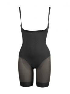 Combinaison panty gainante noire - Sexy sheer - Miraclesuit Shapewear