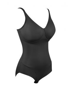 Body gainant noir - Comfort Leg - Miraclesuit Shapewear