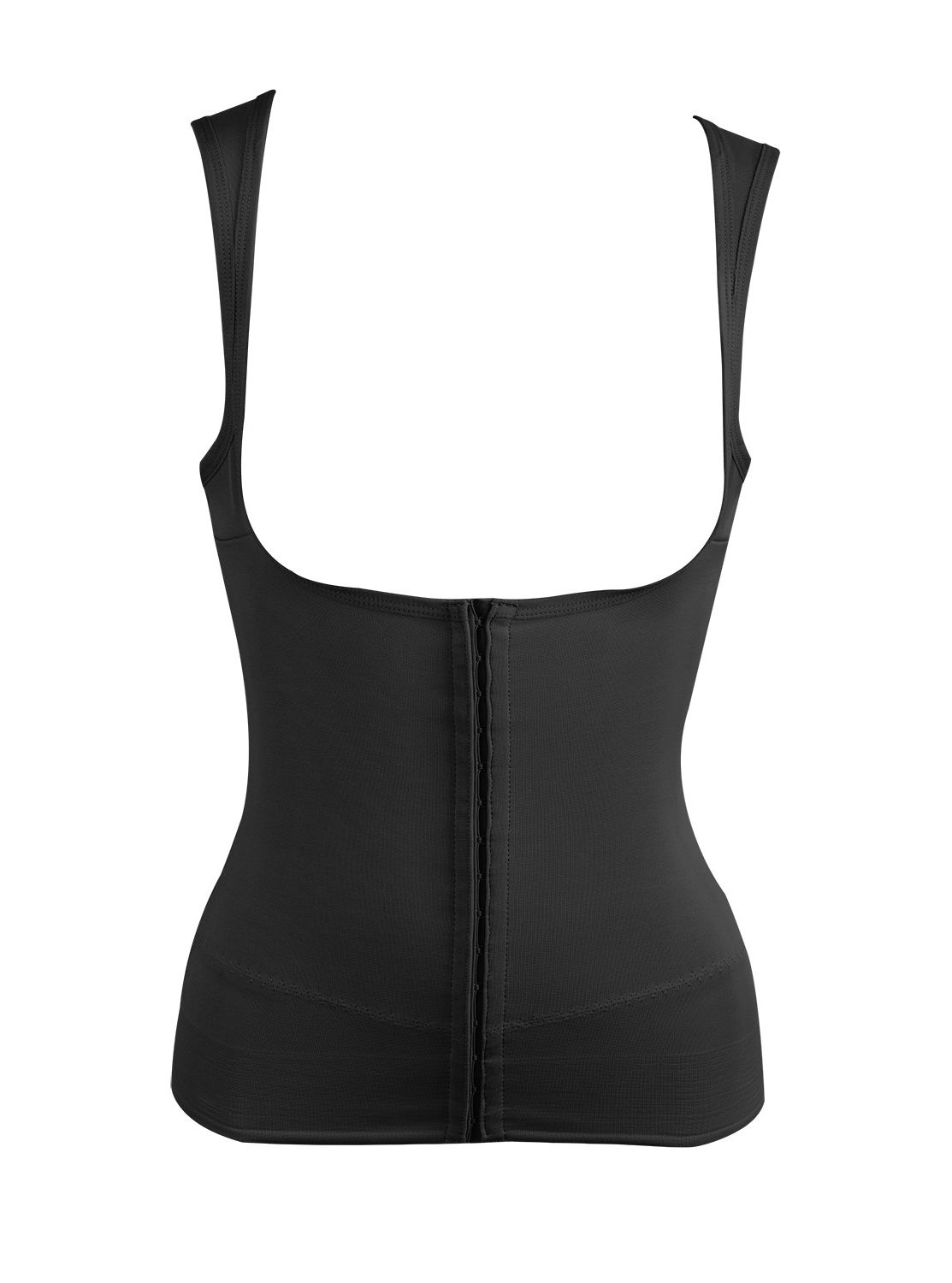 Ceinture gainante noire avec bretelles Inches Off Gainant extra ferme
