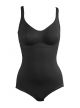 Body avec armature tissu noir - Flexible Fit - Miraclesuit Shapewear