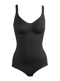 Body avec armature tissu noir - Flexible Fit - Miraclesuit Shapewear